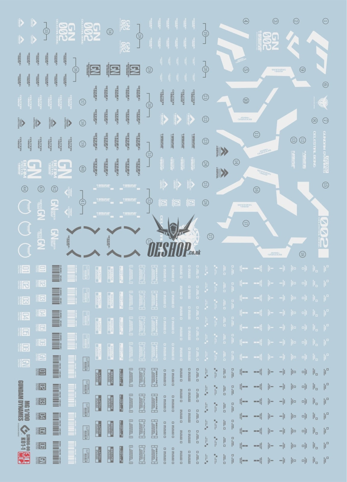 Evo - E-Mg205 (Uv) Mg Dynames Gundam Evolution Studio Decals