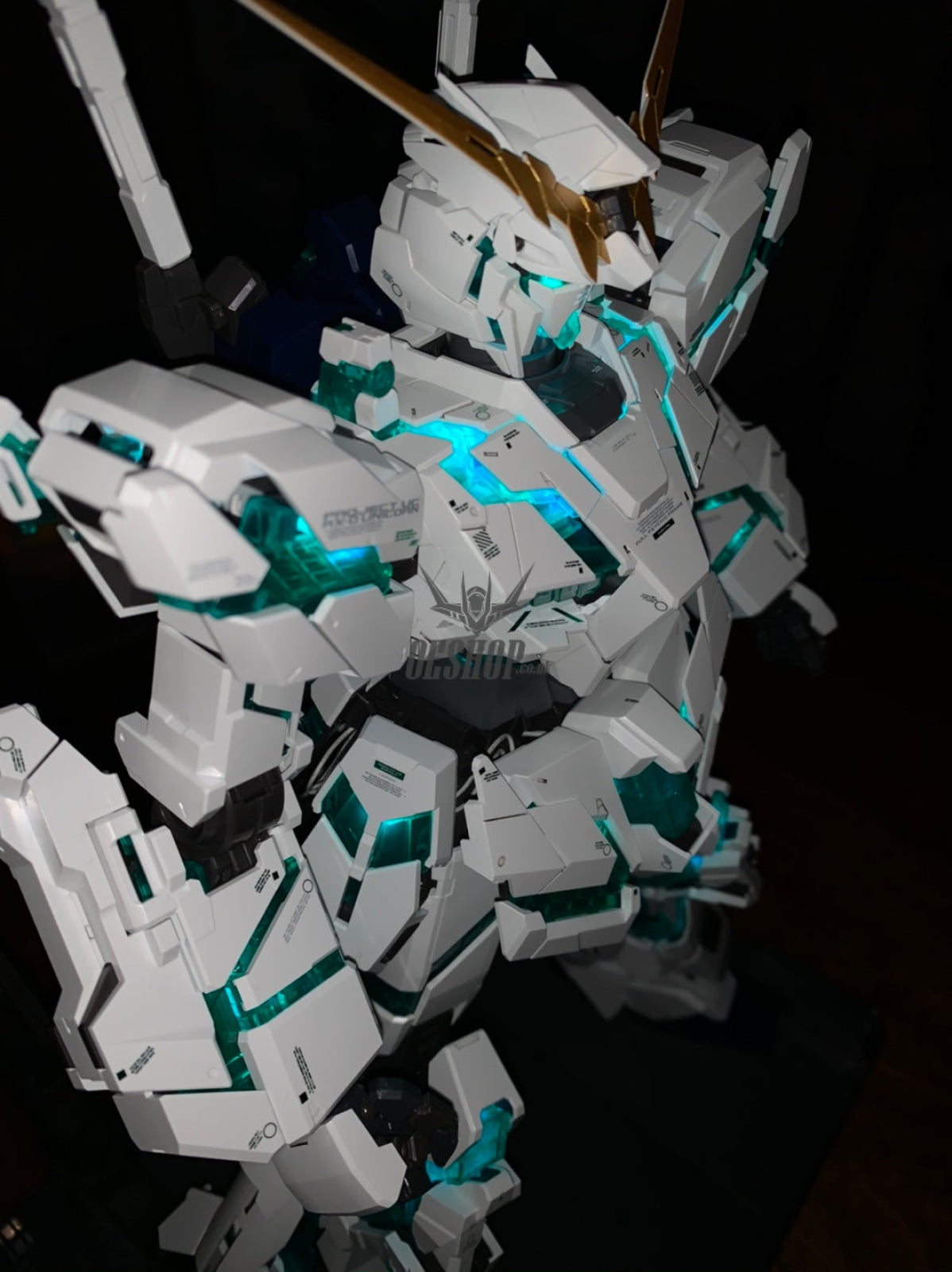 Evo - E-Pg15Fb (Gilding Green) Pg Unicorn Final Battle Gundam Evolution Studio Decals