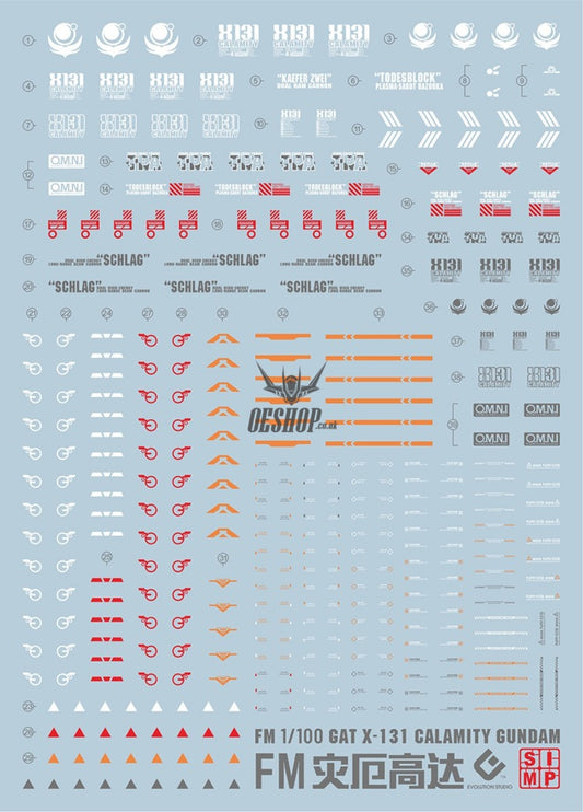 EVO- MG Calamity Gundam FRS01 Evolution Studio Decals Evolution Studio 3.59 OEShop