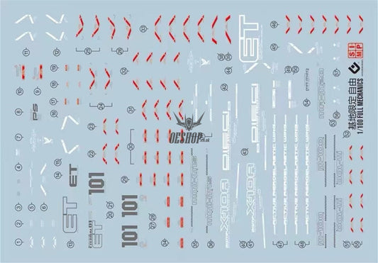 Evo - Frs00 (Uv) Fm Gcp Freedom Gundam Evolution Studio Decals