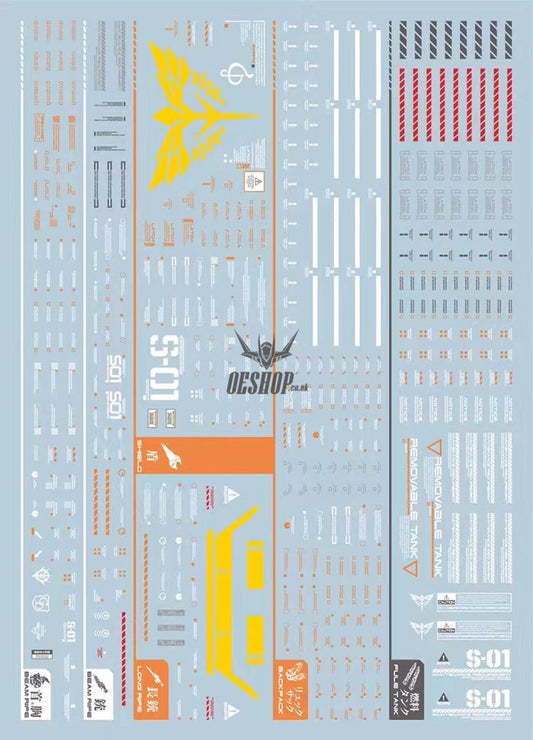 Evo - Gk-3 (Uv) Mg Sazabi (For Gk) Evolution Studio Decals