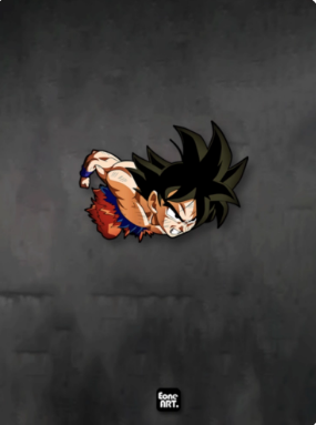 EONE Stickers Reflective Anime Waterproof Car & Glass Sticker STI0047