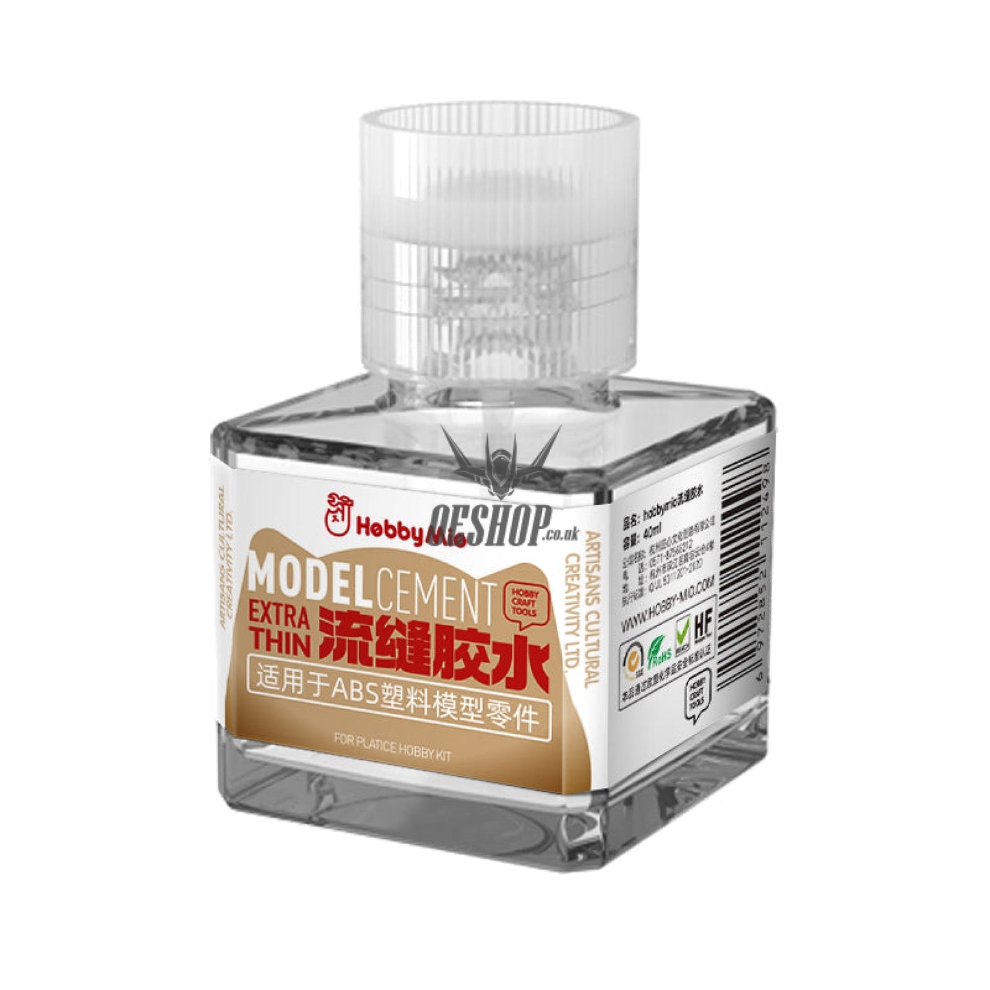 Hobbymio Model Cement Suitable For Abs Plastic Model Parts (40Ml) Extra Thin Mounting Putty
