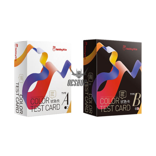 Hobbymio Model Paint Colour Test Card