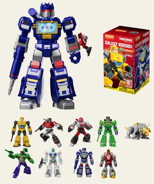Blokees Transformers Galaxy Version 03 The Autobot Run Action Figure Model Kit Blind Box
