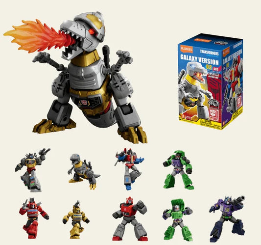 Blokees Transformers Galaxy Version 02 SOS Action Figure Model Kit Blind Box