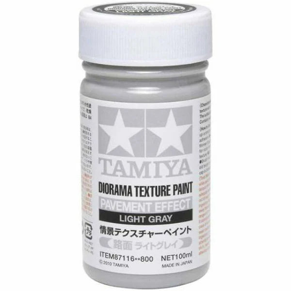 TAMIYA 87116 Textured Paint - Pavement Light Grey 100ml