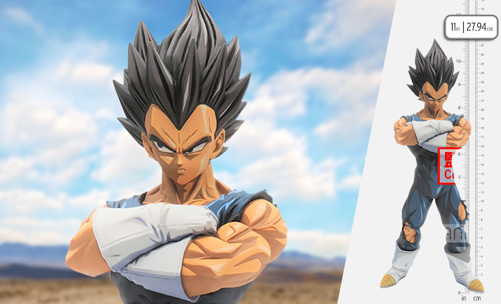 Banpresto Dragon Ball Z Grandista nero Vegeta Manga Dimensions BP18138 27cm