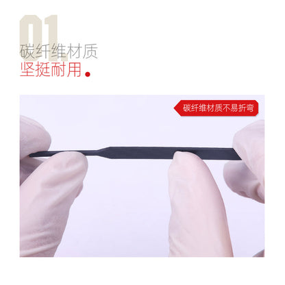 HobbyMio Lrregular Carbon Fiber Sandpaper Holder Set for Details 1 mm
