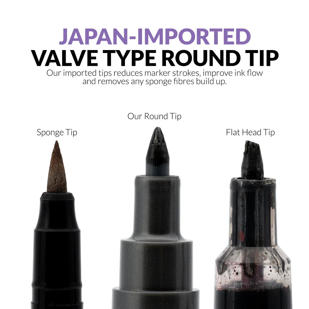 Gaahleri Metallic Series Markers x2 Aluminium