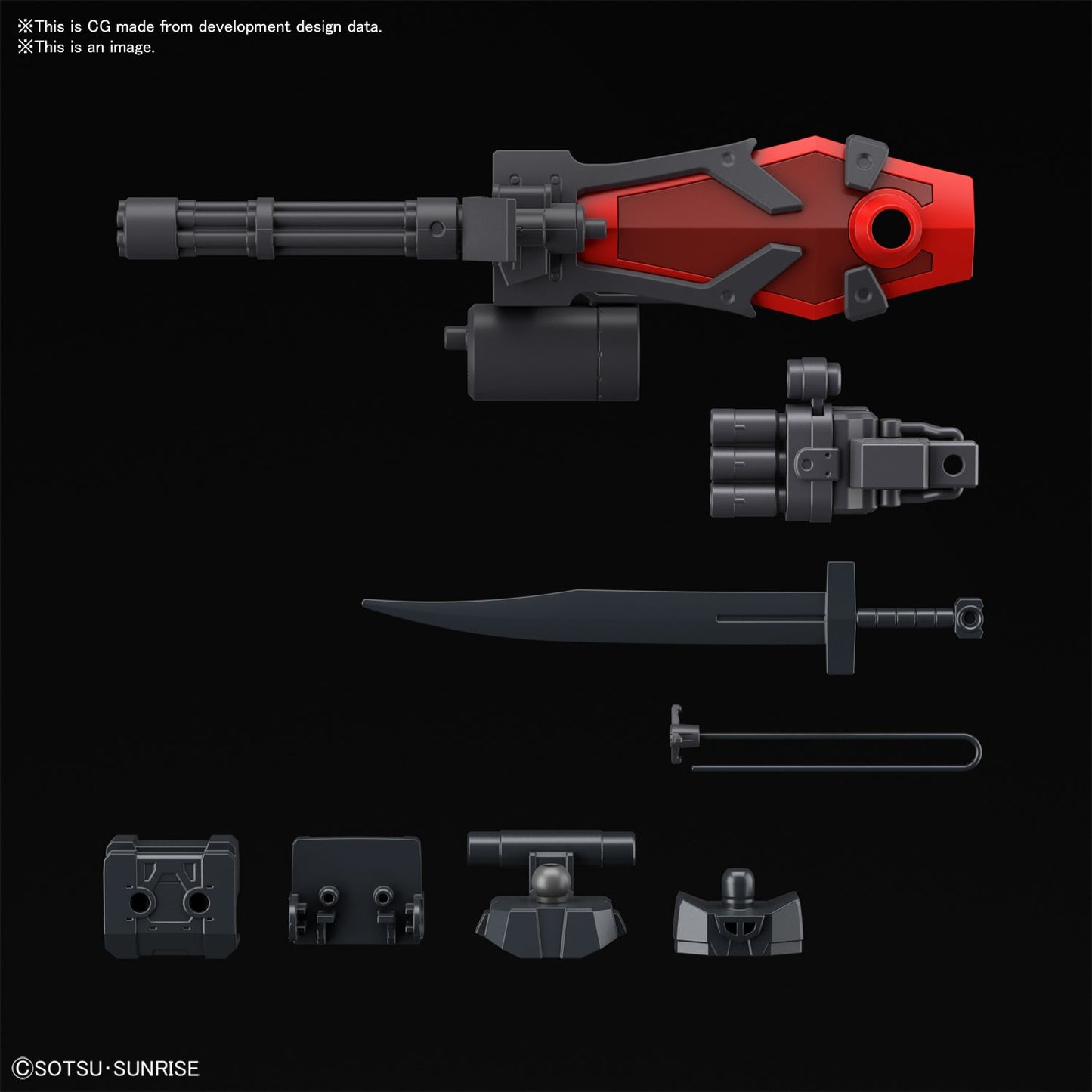 1/144 HGGBB 08 Gouf Crimson Custom Gundam Breaker Battlogue