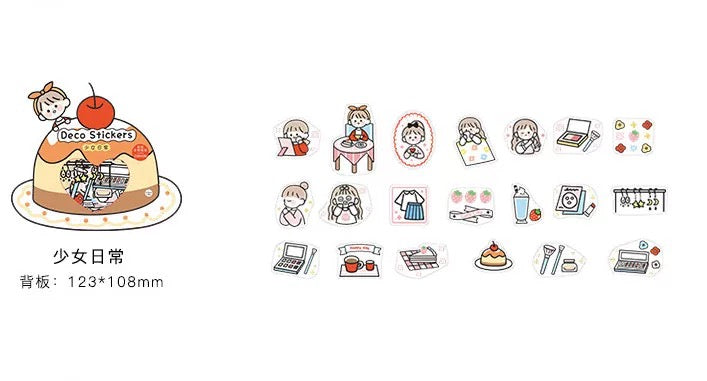 Infeel.Me A Beautiful Day Stickers (40 pieces)