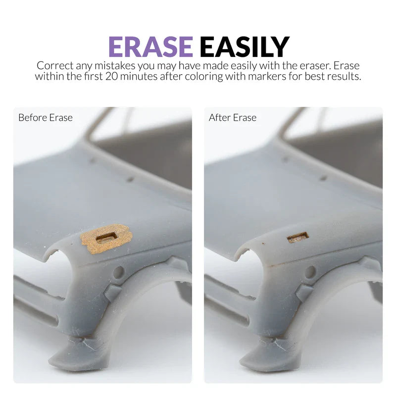 Gaahleri Metallic Series Markers x2 Eraser