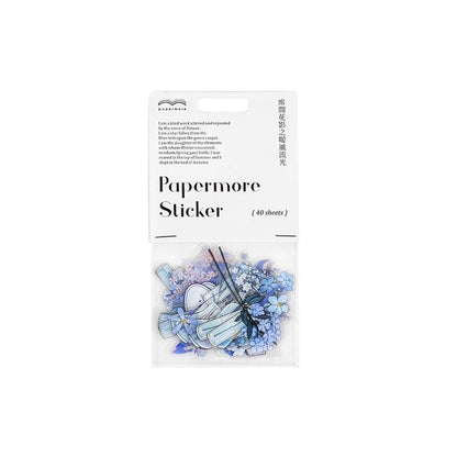 Papermore Botanical Silhouette Stickers (40 pieces)