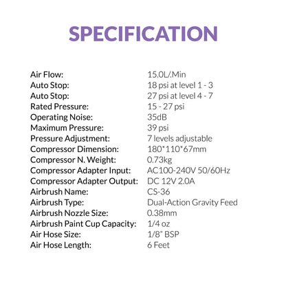 Gaahleri Ambition Series GTS-06 Serenair Mini Compressor