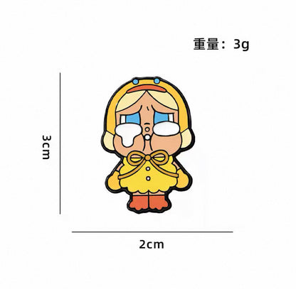 Pin Badge CZ3367 Cute Crying Character Animal Costume Enamel Pin Badge – Kawaii Collectible Brooch