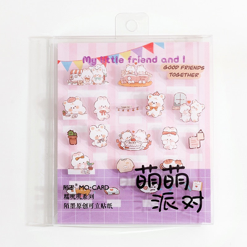 MO.CARD Mochi Series Stickers (20 pieces)