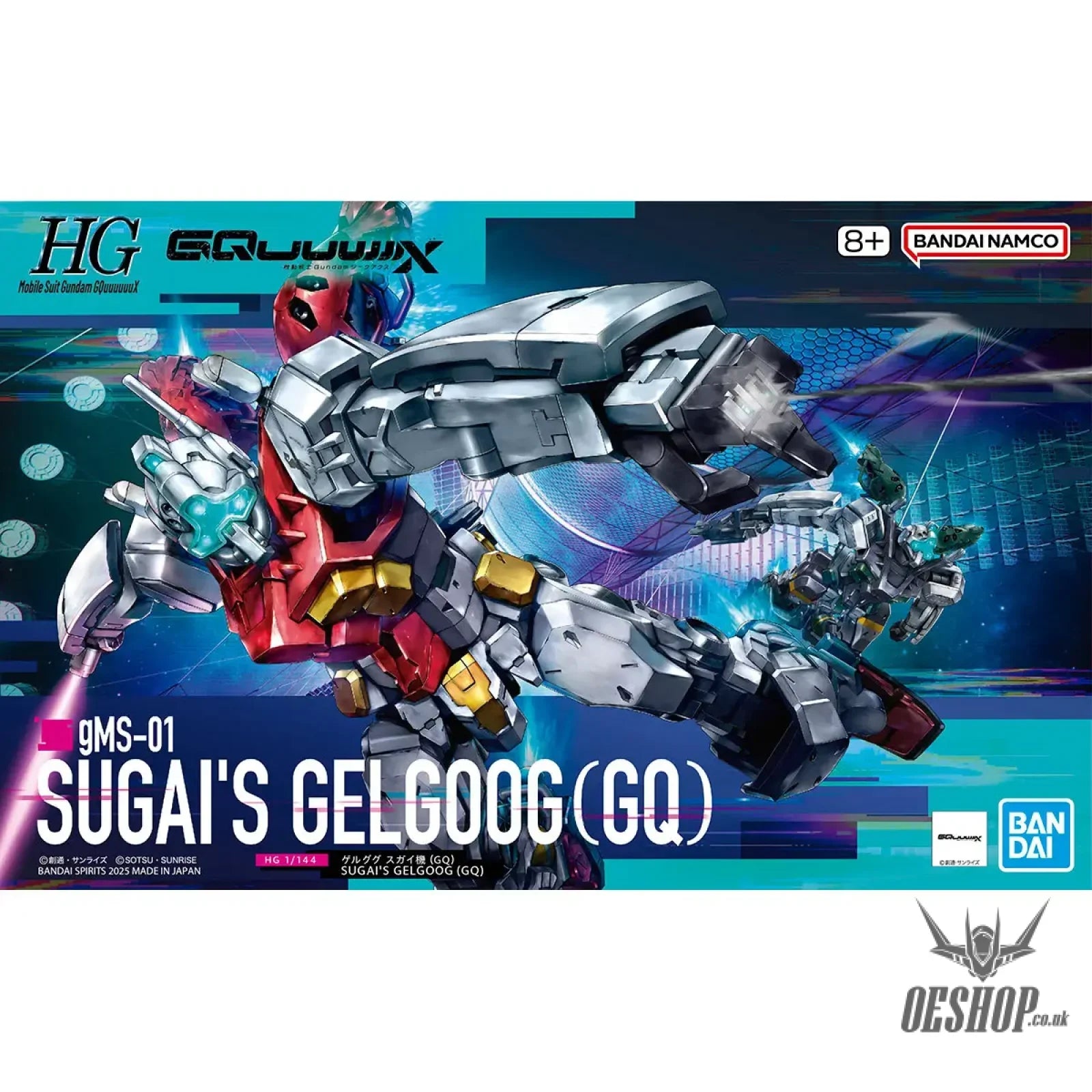 1/144 HG Sugai’s Gelgoog (GQ) (Mobile Suit Gundam: GQuuuuuuX) Scale Model Kits