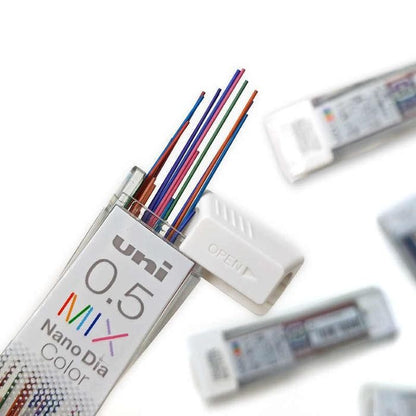 Uni Nano Dia for Textbook Mechanical Pencil Refill 0.5mm MIX Uni MITSUBISHI PENCIL 2.99 OEShop