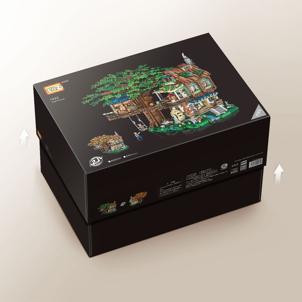 LOZ Mini Block 1033 Tree house -  4761 Pcs Model Bricks Building Blocks