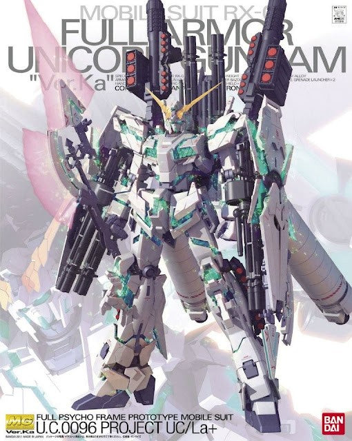 1/100 MG Full Armor Unicorn Gundam Ver.ka Bandai 99.99 OEShop