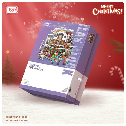 LOZ Mini Block 1054 Christmas Coffee shop - 2506 Pcs Model Bricks Building Blocks