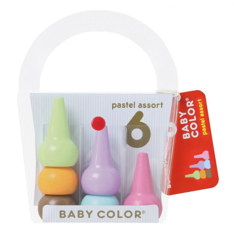 Baby Color Crayon Pastel 6 Colors Aozora 8.99 OEShop