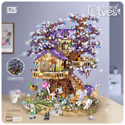 LOZ Mini Block 1065 Elf tree house -  3991 Pcs Model Bricks Building Blocks