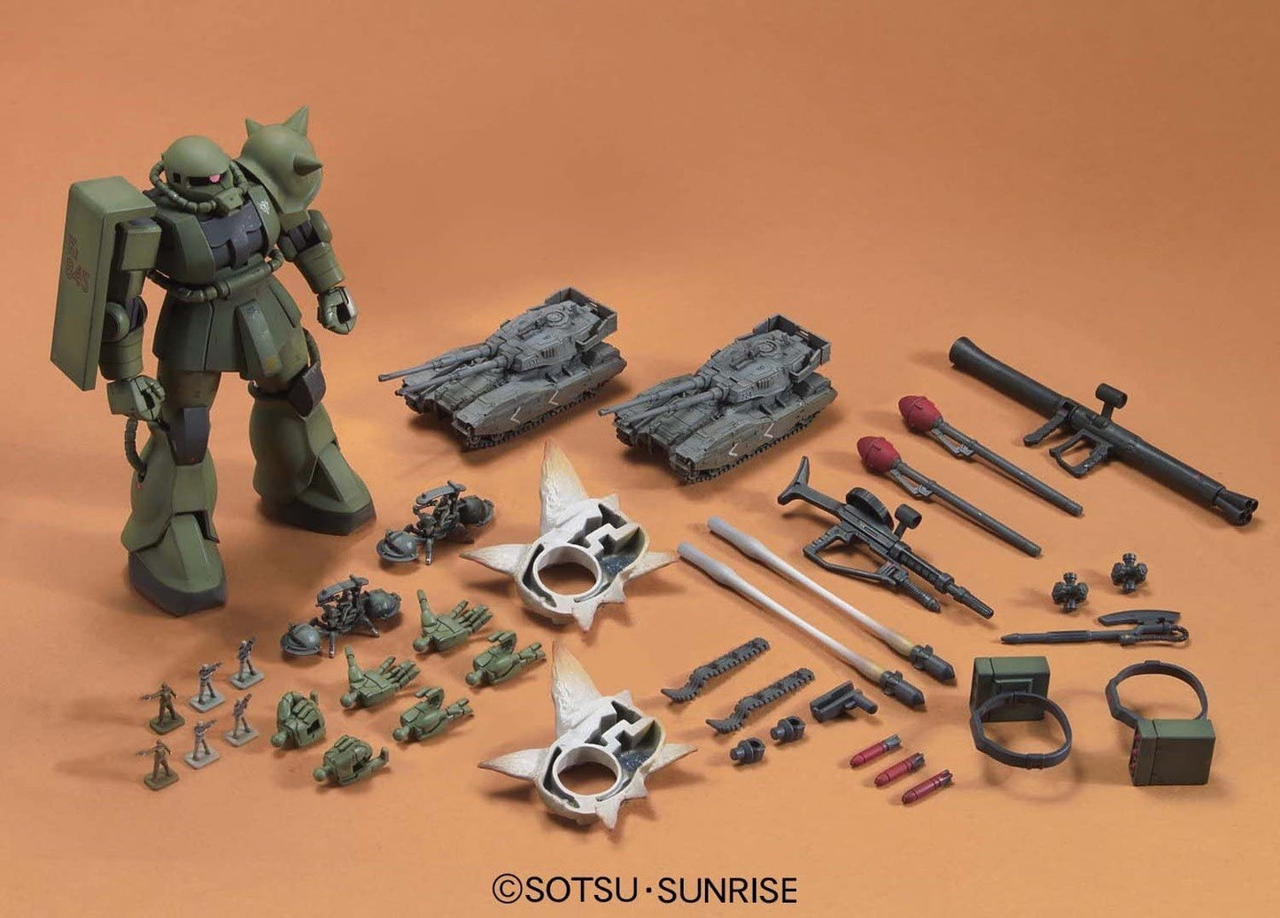 1/144 HGUC MS-06 Zaku The Ground War Set Bandai 27.99 OEShop