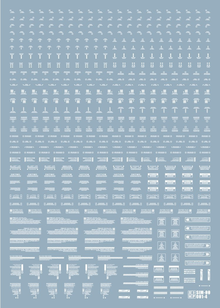 EVO 1/100 White General RB01-W Evolution Studio Decals Evolution Studio 3.49 OEShop