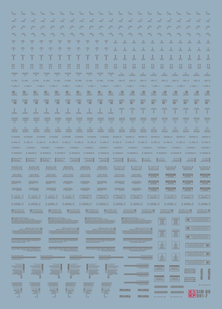 EVO 1/100 Dark Gray General RB01-G Evolution Studio Decals Evolution Studio 3.49 OEShop
