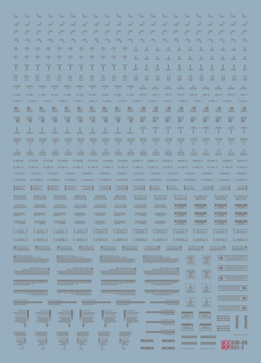 EVO 1/100 Dark Gray General RB01-G Evolution Studio Decals Evolution Studio 3.49 OEShop