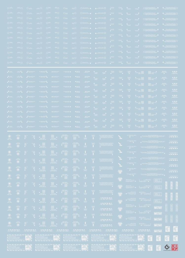 EVO 1/100 White General NC05-3 Evolution Studio Decals Evolution Studio 3.49 OEShop