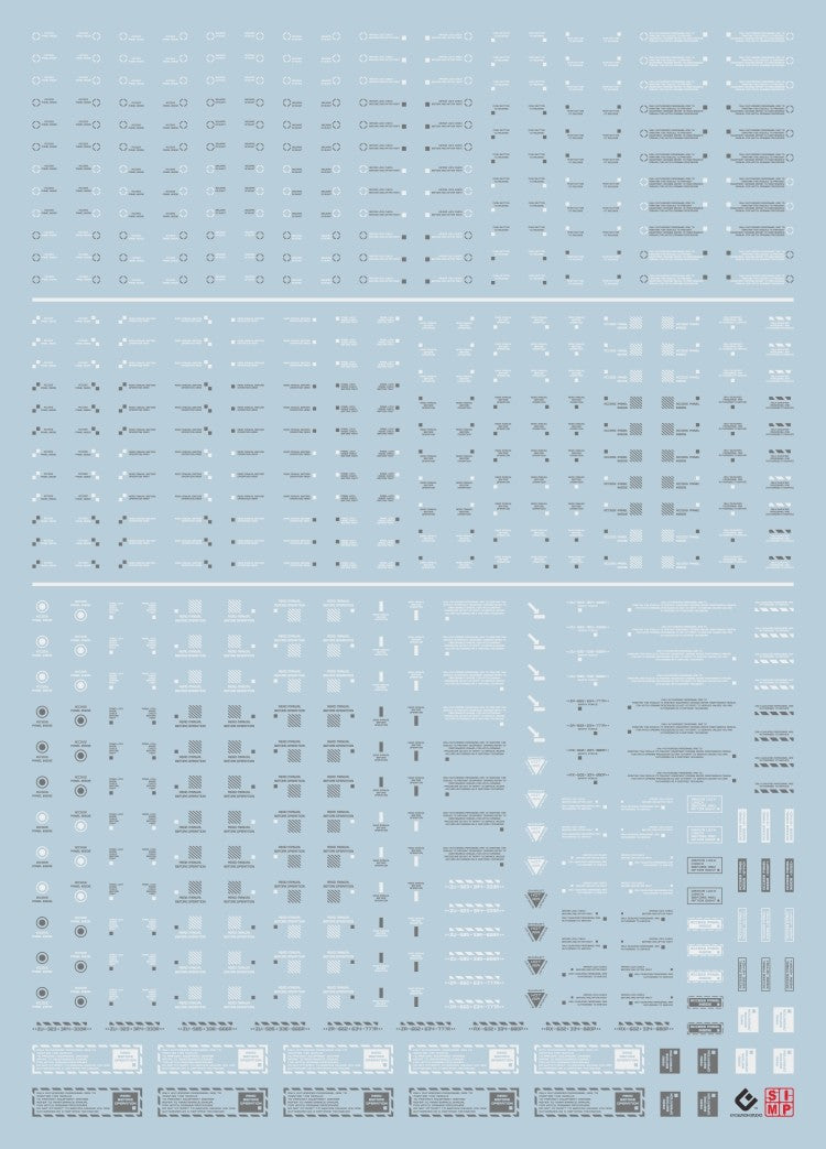 EVO 1/100 White/Dark Gray General NC05-4 Evolution Studio Decals Evolution Studio 3.49 OEShop