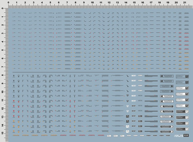 EVO 1/100 Gray General (Large) NC05-G Evolution Studio Decals Evolution Studio 4.99 OEShop