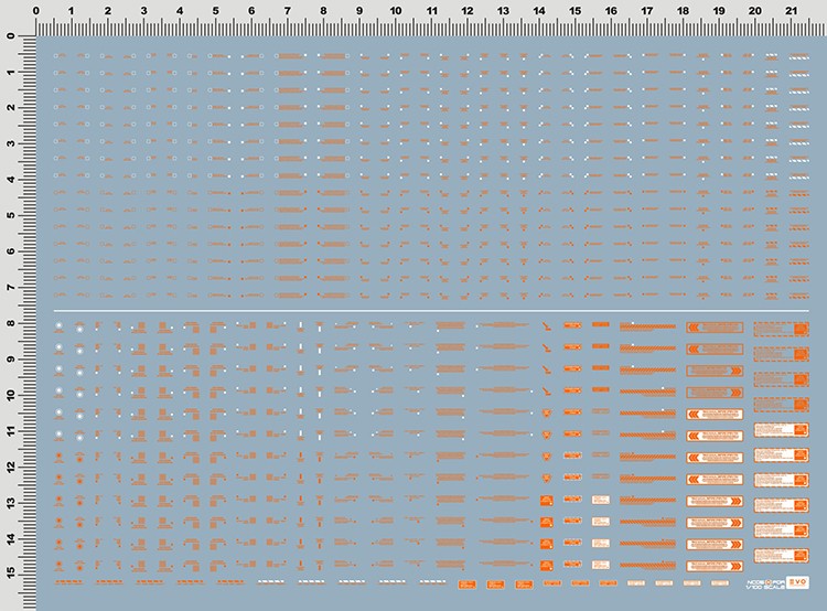 EVO 1/100 Orange General (Large) NC05-O Evolution Studio Decals Evolution Studio 4.99 OEShop