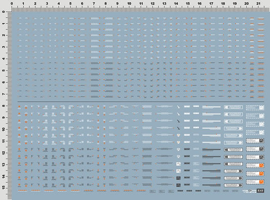 EVO 1/100 White/Dark Gray General (Large) NC05-WG Evolution Studio Decals Evolution Studio 4.99 OEShop