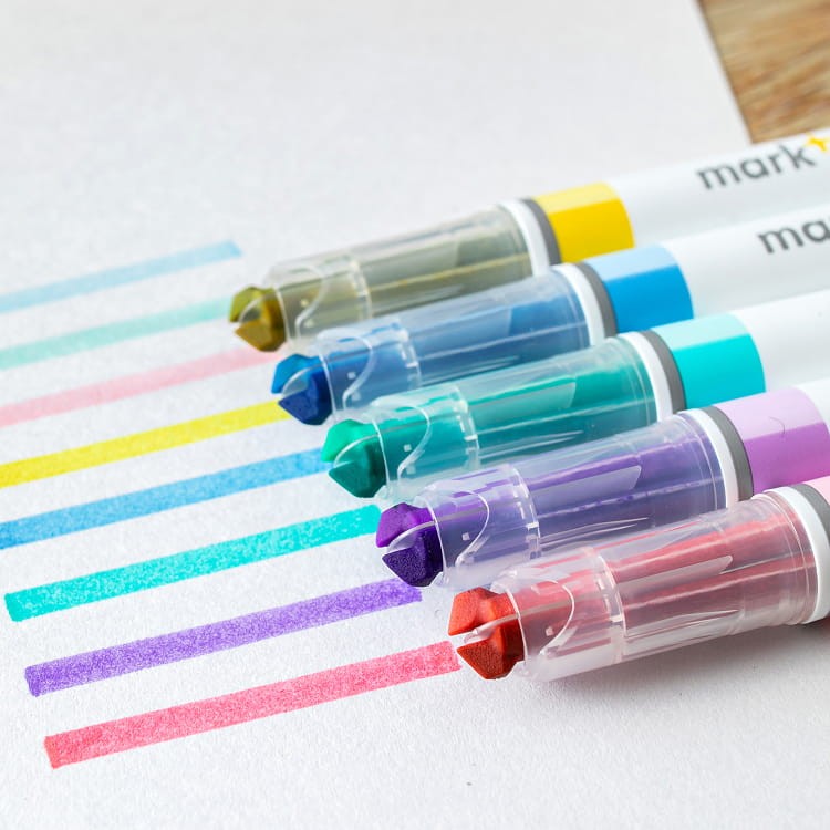 KOKUYO Mark+ 2-tone Color Highlighter 5-Pack KOKUYO 9.99 OEShop