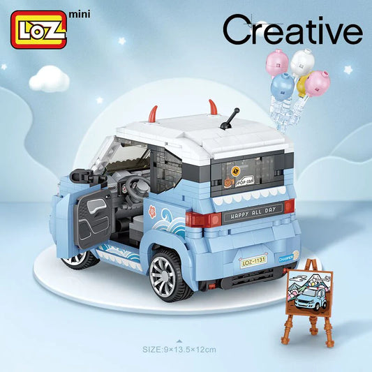 LOZ Mini Block 1131 MINI car 1/20 Scale - 875 Pcs Model Bricks Building Blocks