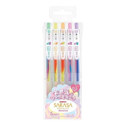ZEBRA  Mysterious Marble Ink 5 Color Set SARASA CLIP ZEBRA 7.99 OEShop
