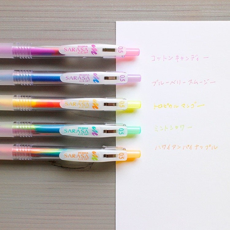 ZEBRA  Mysterious Marble Ink 5 Color Set SARASA CLIP ZEBRA 7.99 OEShop