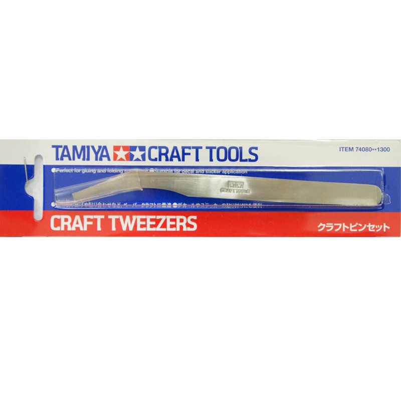 Tamiya 74080 Craft Tweezers Wide Curved Craft Tools Tamiya 15.99 OEShop