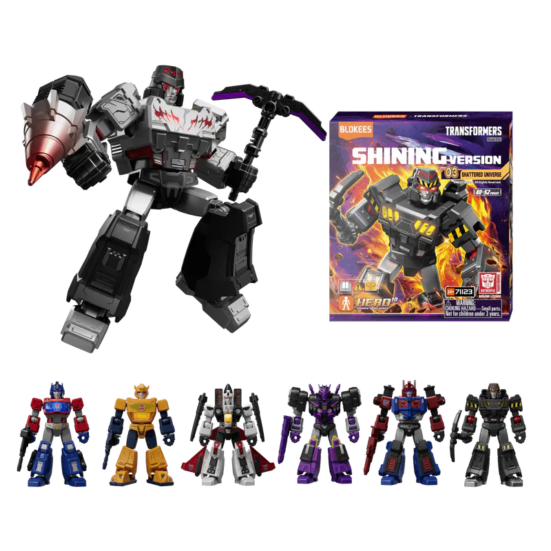 Blokees Transformers Galaxy Shining Version 03 Shattered Universe Action Figure Model Kit Blind Box