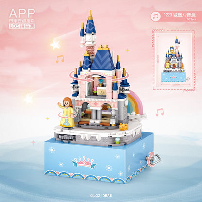 LOZ Mini Block 1220 Castle(music box) -  531 Pcs Model Bricks Building Blocks
