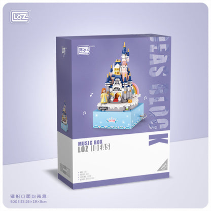 LOZ Mini Block 1220 Castle(music box) -  531 Pcs Model Bricks Building Blocks