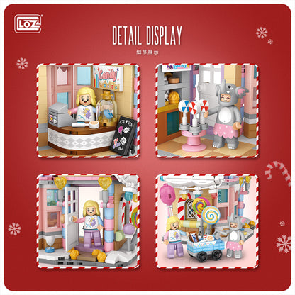 LOZ Mini Block 1224 Candy house - 781 Pcs Model Bricks Building Blocks