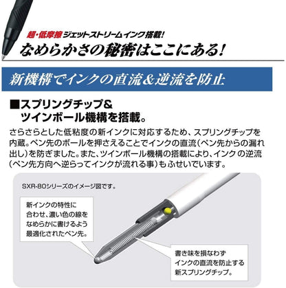 Uni Jetstream 4 +1 Multiple Functions Pen Metal Ice Silver Uni MITSUBISHI PENCIL 22.98 OEShop