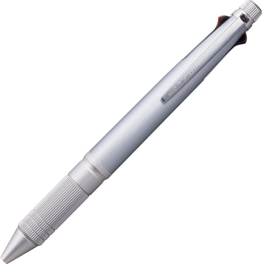 Uni Jetstream 4 +1 Multiple Functions Pen Metal Ice Silver Uni MITSUBISHI PENCIL 22.98 OEShop