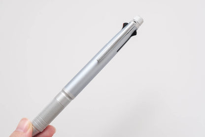 Uni Jetstream 4 +1 Multiple Functions Pen Metal Ice Silver Uni MITSUBISHI PENCIL 22.98 OEShop