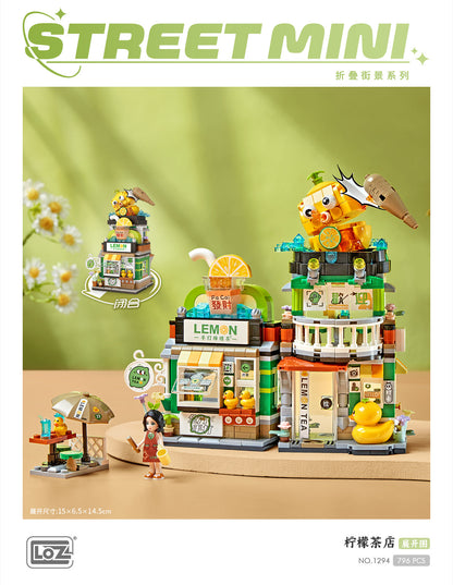 LOZ Mini Block 1294 Lemon tea shop -  796 Pcs Model Bricks Building Blocks